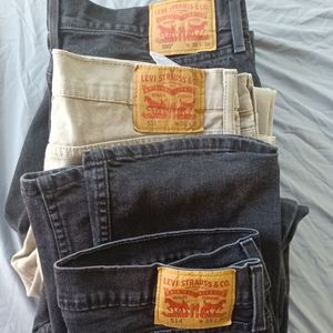 Men' Levis lot of 3- 514, 550, & 511